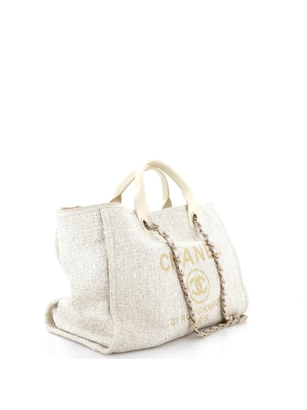 Chanel Deauville Tote Raffia With #299232C43B